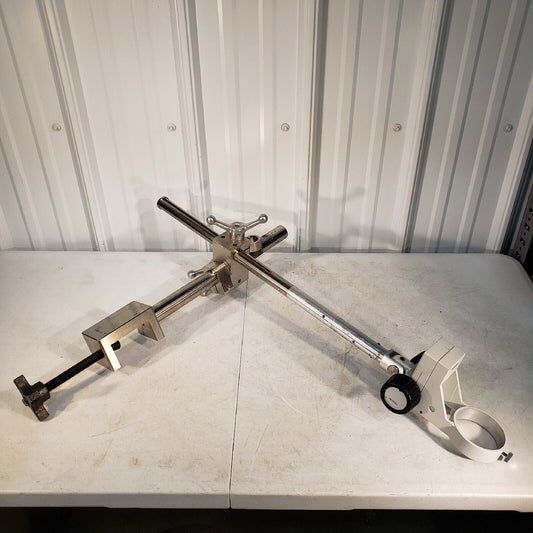Microscope 22" Boom Arm Table Clamp Stand with Nikon Mount for Stereo Zoom Scope
