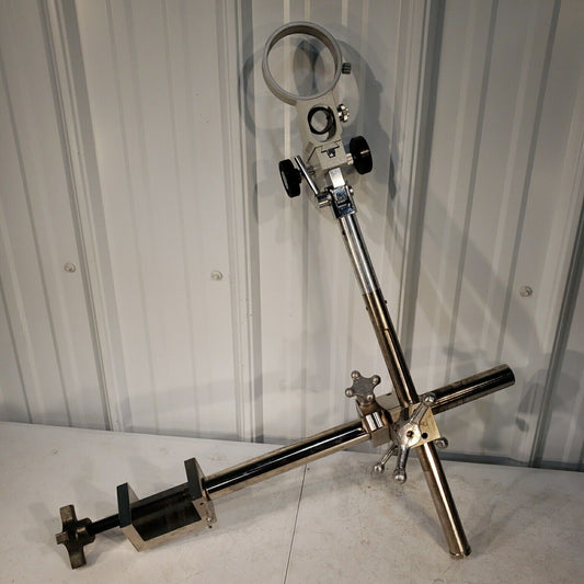 Microscope 18" Boom Arm Table Clamp Stand with Mount for Stereo Zoom Scope