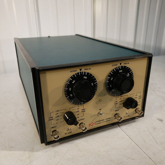 KROHN-HITE Model 3202 Dual Variable High / Low Pass Filter - 20Hz - 200Hz