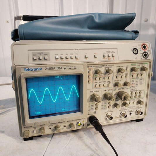 Tektronix 2465A DM Analog Oscilloscope 350 MHz 4 Channel