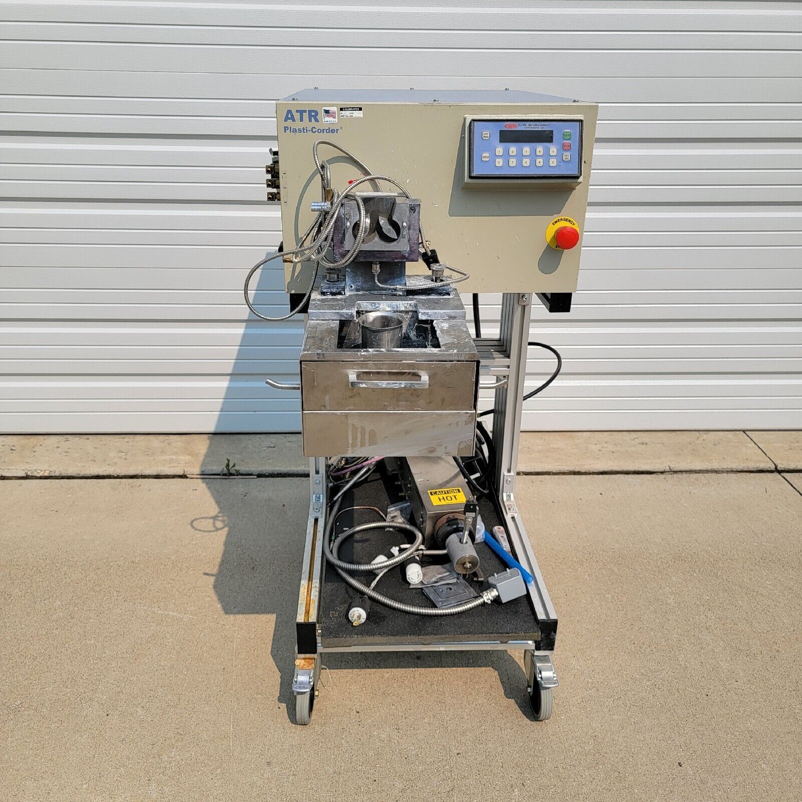 Extruder Rheometer CWB CW Brabender ATR Plasti-Corder Torque Rheometer Extruder 01-46-000 ...