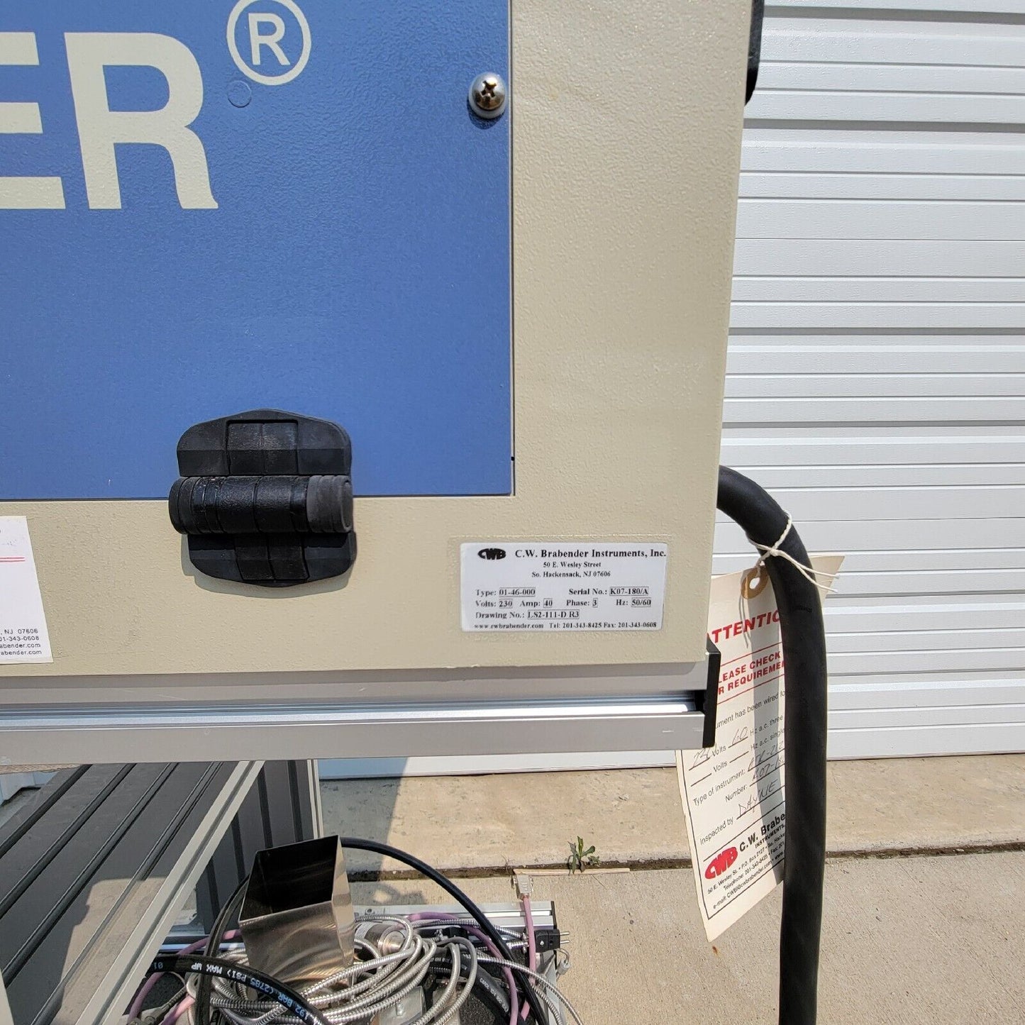 CWB CW Brabender ATR Plasti-Corder Torque Rheometer Extruder 01-46-000 230v 3ph