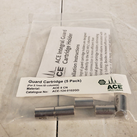 ACE Guard Cartridge Holder 2.1mm ID Columns 5CN HPLC ACE-124-0102GD - 5 Pack