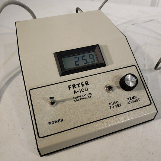 Frank E. Fryer A-100 Temperature Controller Temp. Adjust