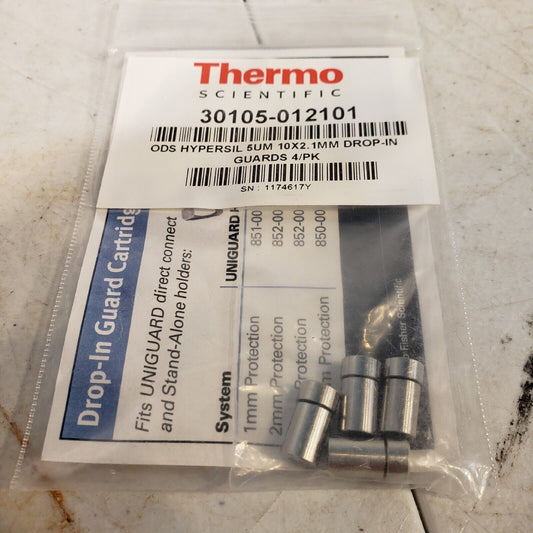 Thermo Fisher ODS Hypersil 5UM 10x2.1mm Drop-in Guard 4 Pack HPLC