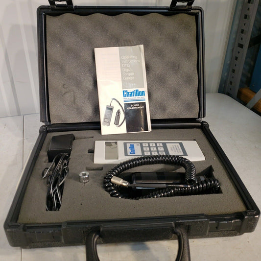 Chatillon DTG-3 Digital Torque Gauge w/ T-5165 Sensor 50 in-oz