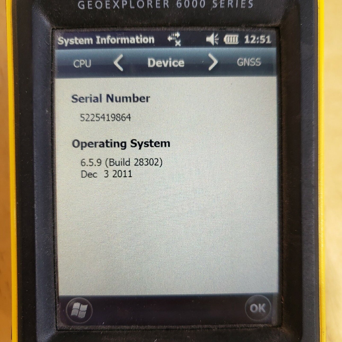 Trimble GeoExplorer GeoXT 6000 Series 88950 Data Collector System w/ TerraSync