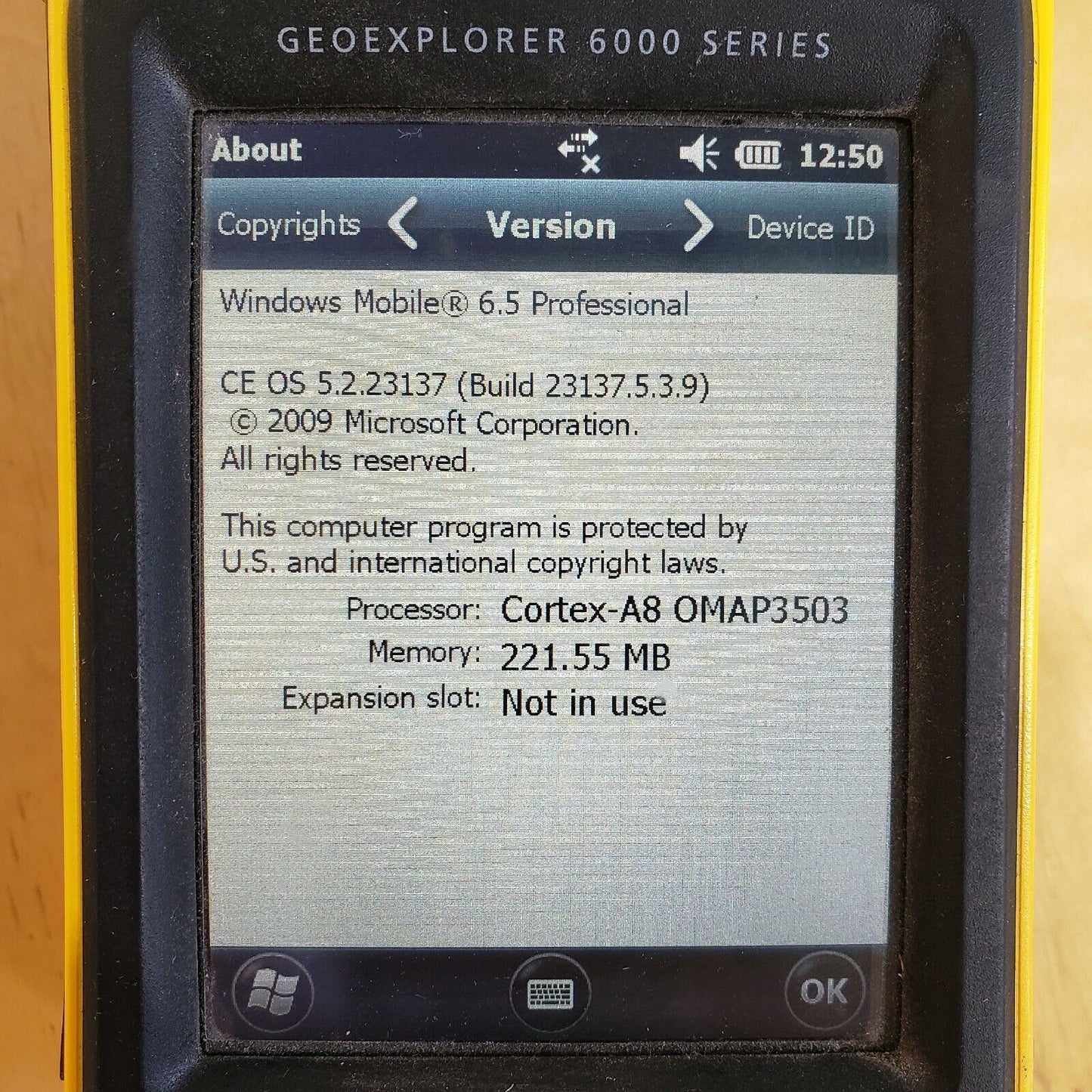 Trimble GeoExplorer GeoXT 6000 Series 88950 Data Collector System w/ TerraSync