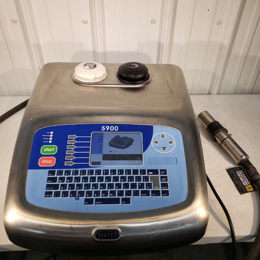 LINX 5900 Continuous Ink Jet Coder Printer 120v w/ Print Head