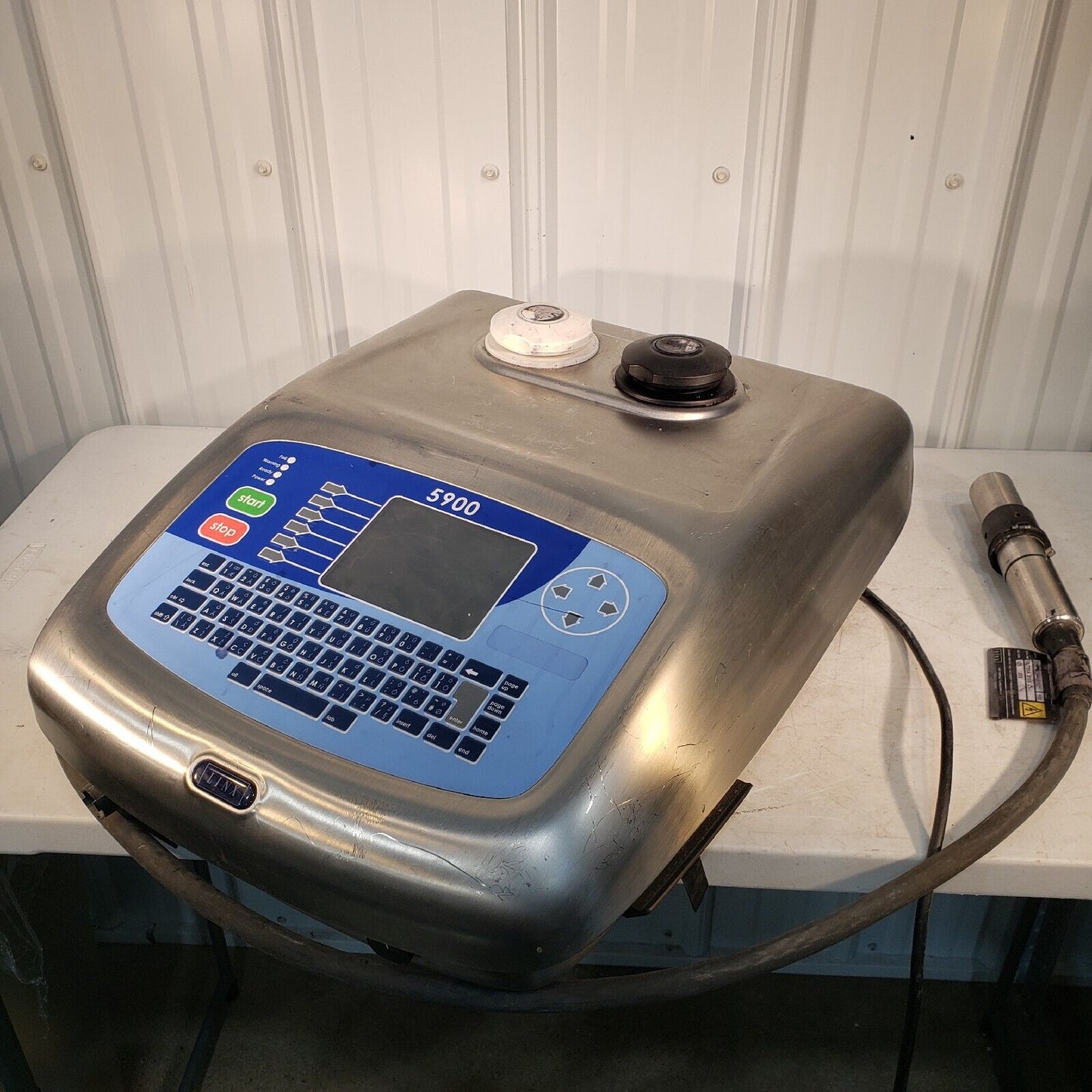 LINX 5900 Continuous Ink Jet Coder Printer 120v w/ Print Head