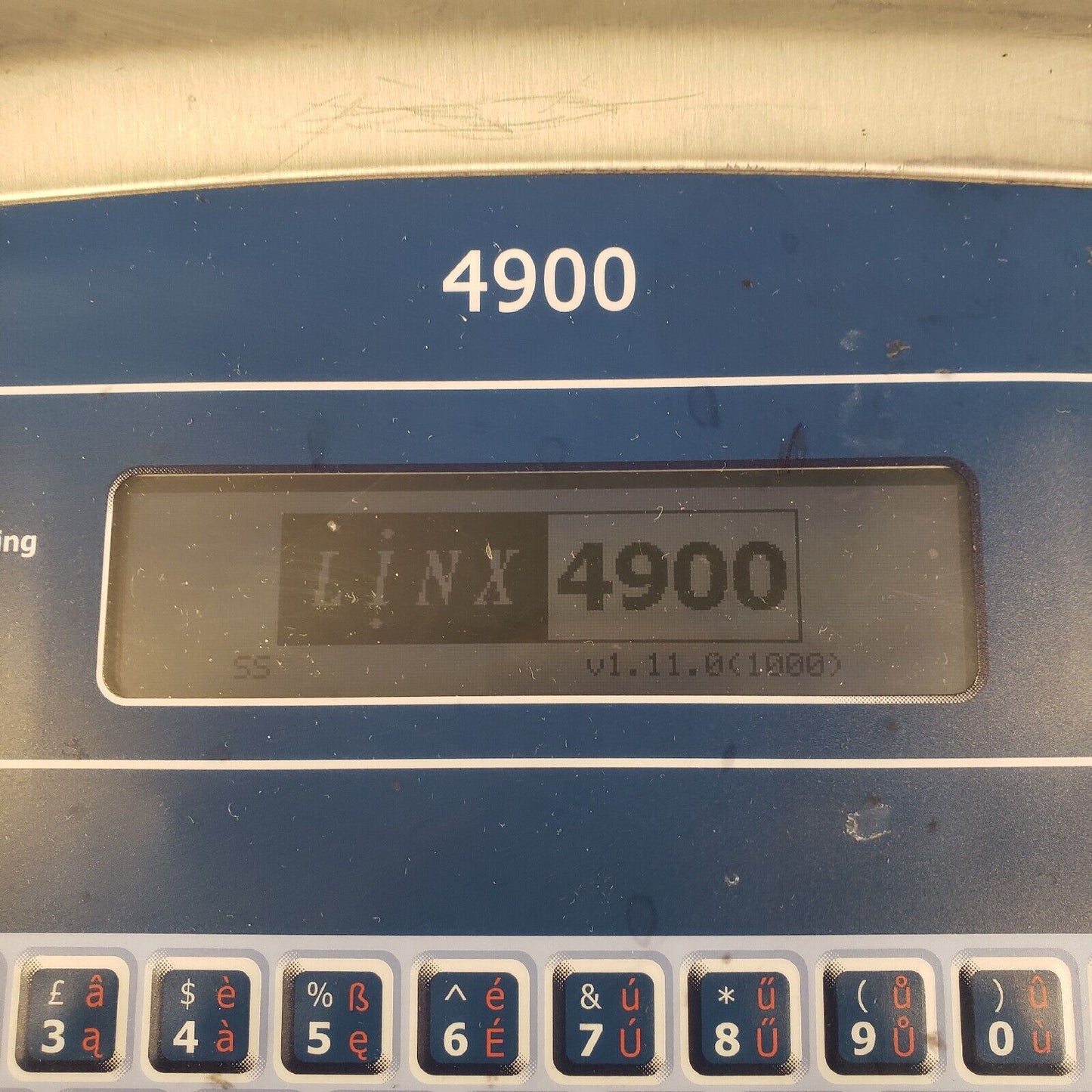 LINX 4900 Continuous Ink Jet Coder Printer 120v w/ Print Head