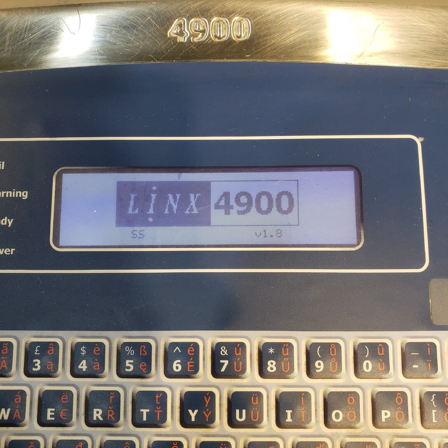 LINX 4900 Continuous Ink Jet Coder Printer 120v w/ Print Head *READ*