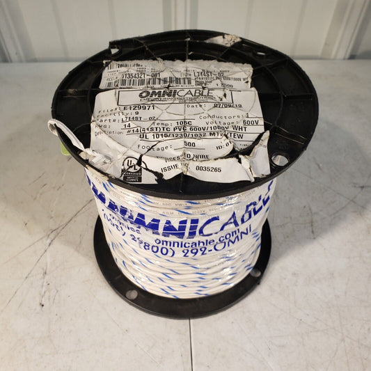 PRICE PER FOOT - Omnicable L714ST-02 Single Conductor 14 AWG 600V 105⁰C