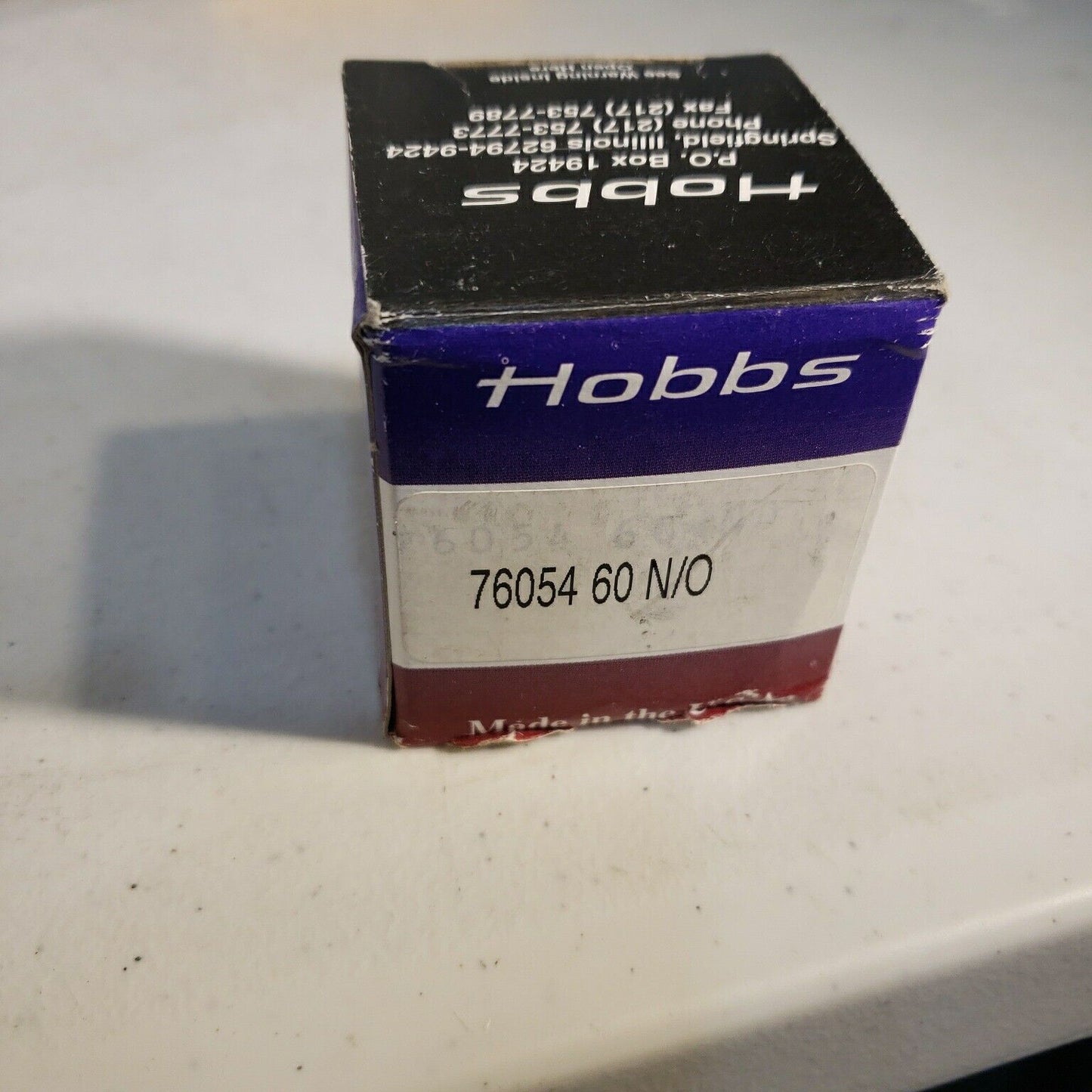 Hobbs 76054 60 N/O Pressure Switch