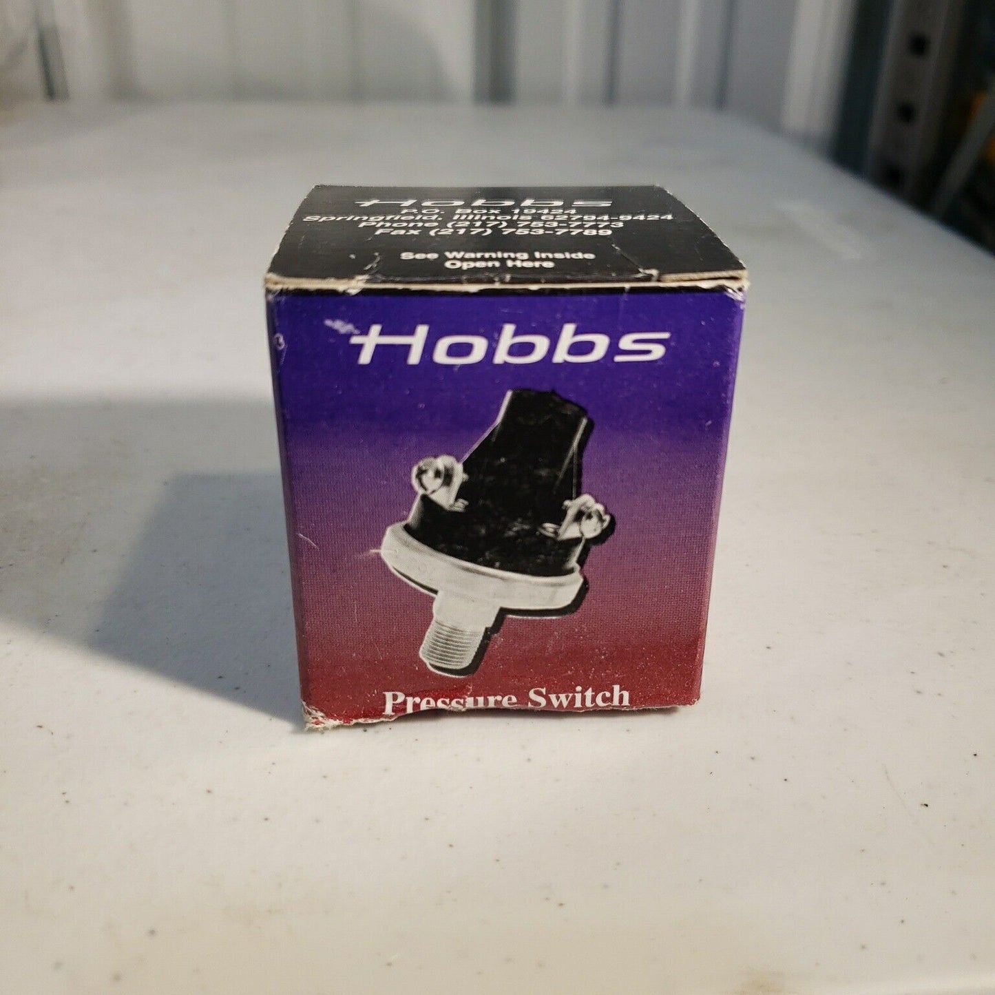 Hobbs 76054 60 N/O Pressure Switch