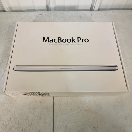 Apple MacBook Pro BOX ONLY A1286 MC721LL/A 15.4 Inch 2.0 GHz i7 Early 2011