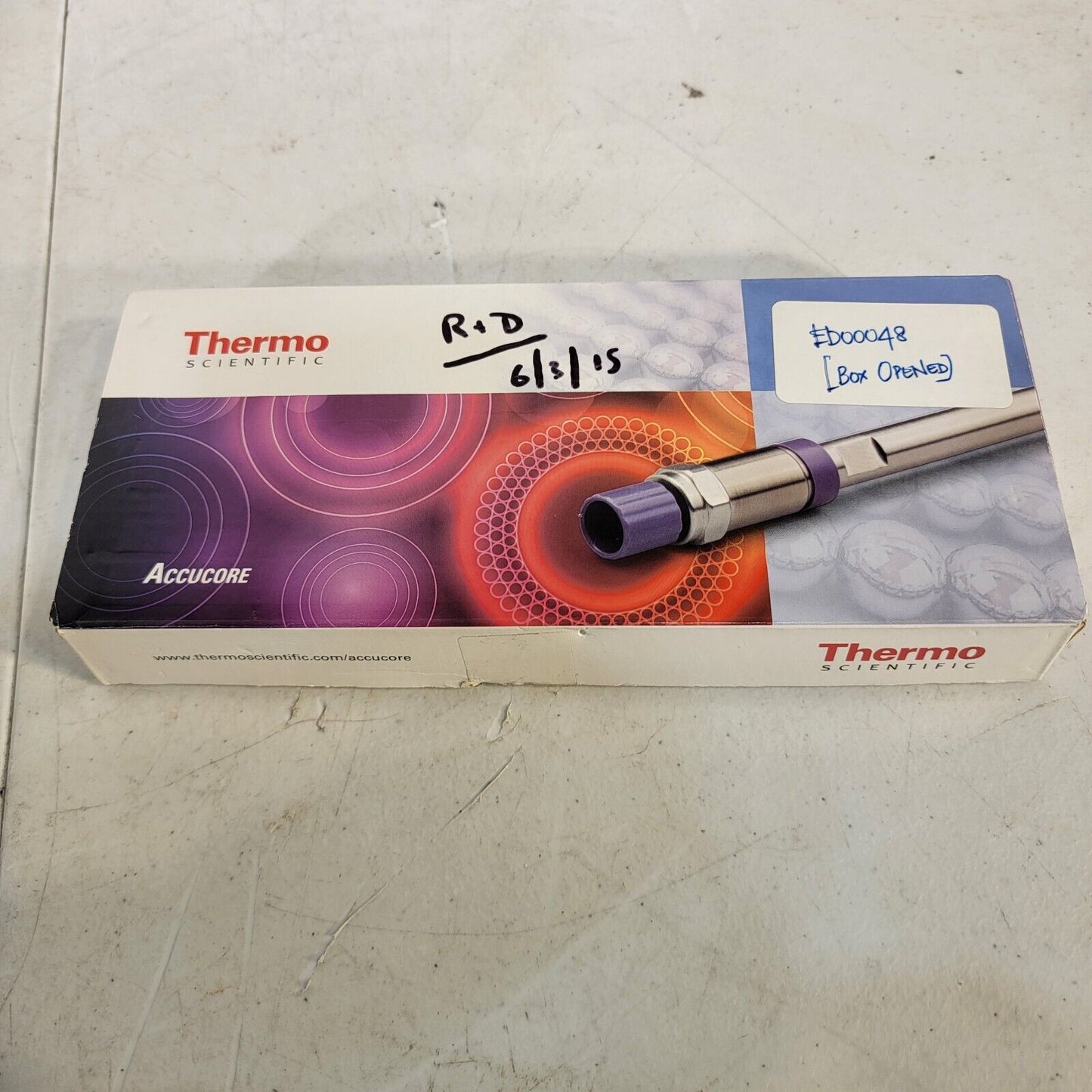 Thermo Accucore Phenyl-X 50×2.1mm HPLC Column 27926-052130 2.6um