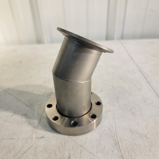 Custom 3.38" NW50CF Conflat Angle Elbow Adapter Nipple To KF50 NW50 Stainless