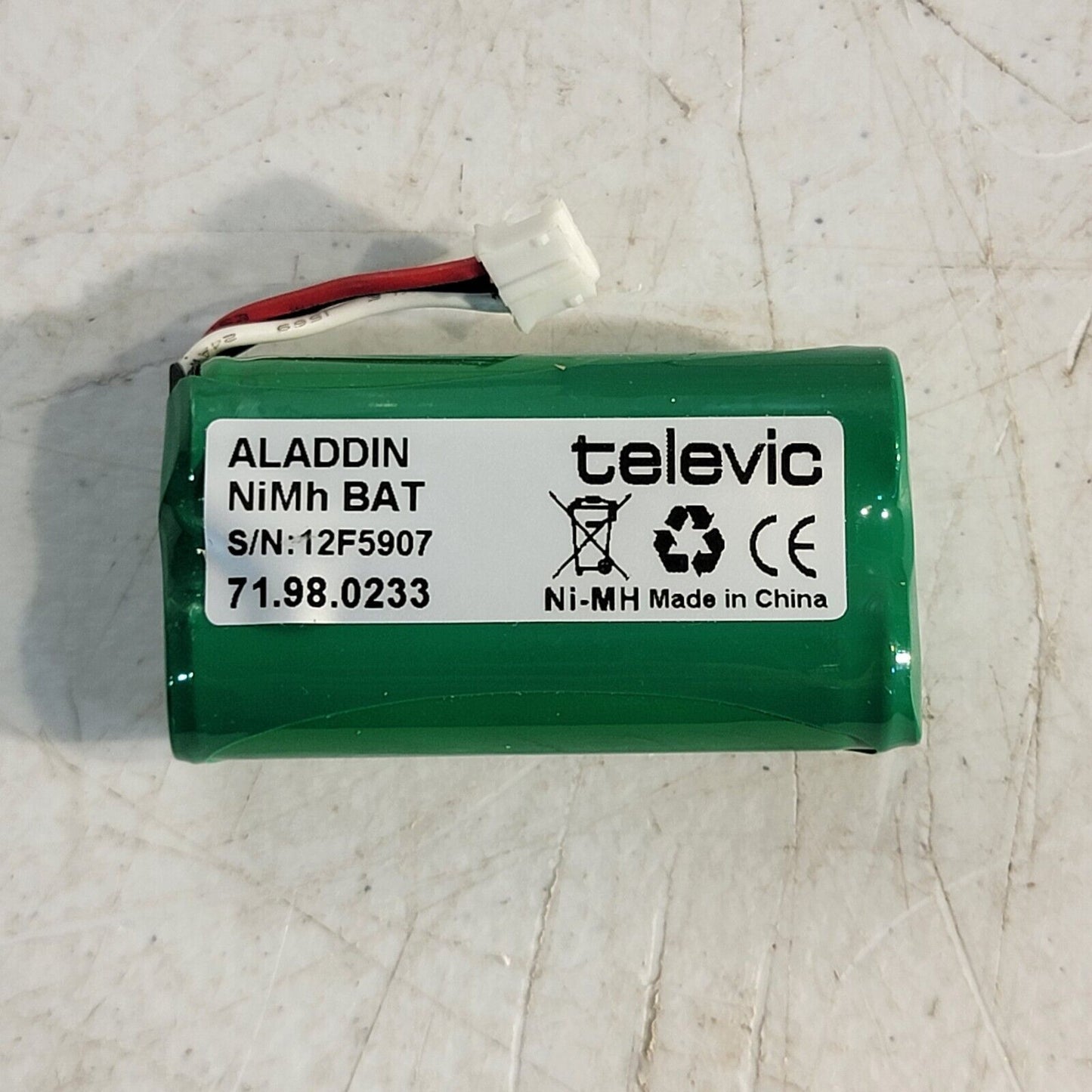 *Pack of 5* Rechargable Battery Aladdin Receivers Televic Conference 71.98.0233