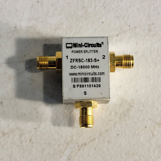 Mini-Circuits ZFRSC-183-S+ DC-18GHz 50 Ohm RF SMA Resistive 2-Way Power Divider