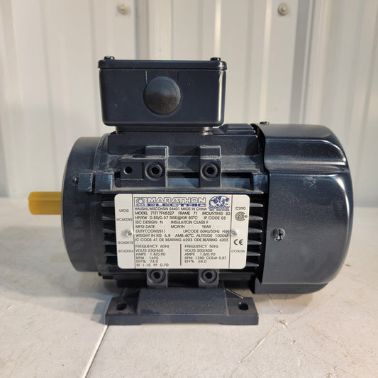 Marathon Electric 1/2 HP 1695RPM 230/460VAC 3PH IP55 71T17FH5327