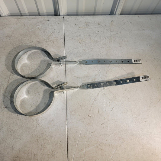 Pack of 2, 4" DWV Hanger, Galvanized