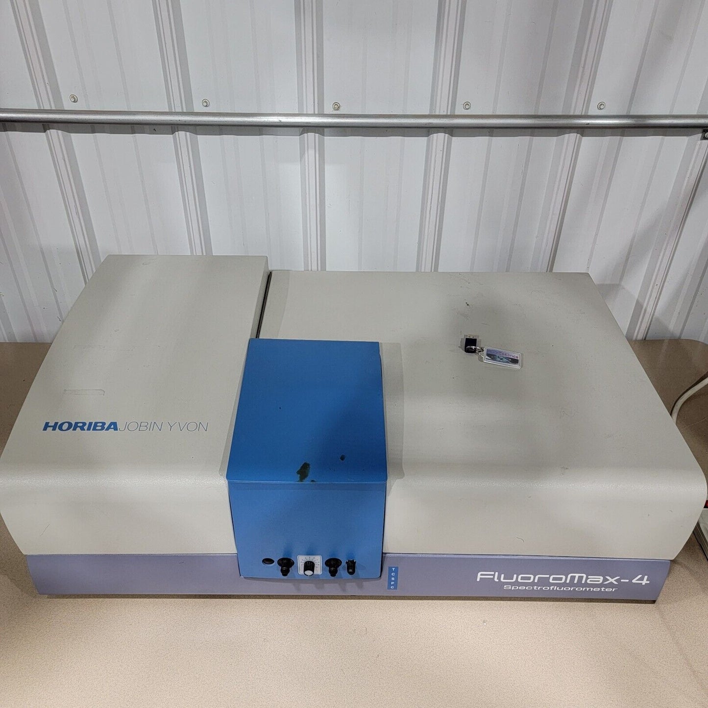 Horiba Fluoromax-4 Spectrofluorometer Spectrometer TCSPC w/ FluorEssence USB Key