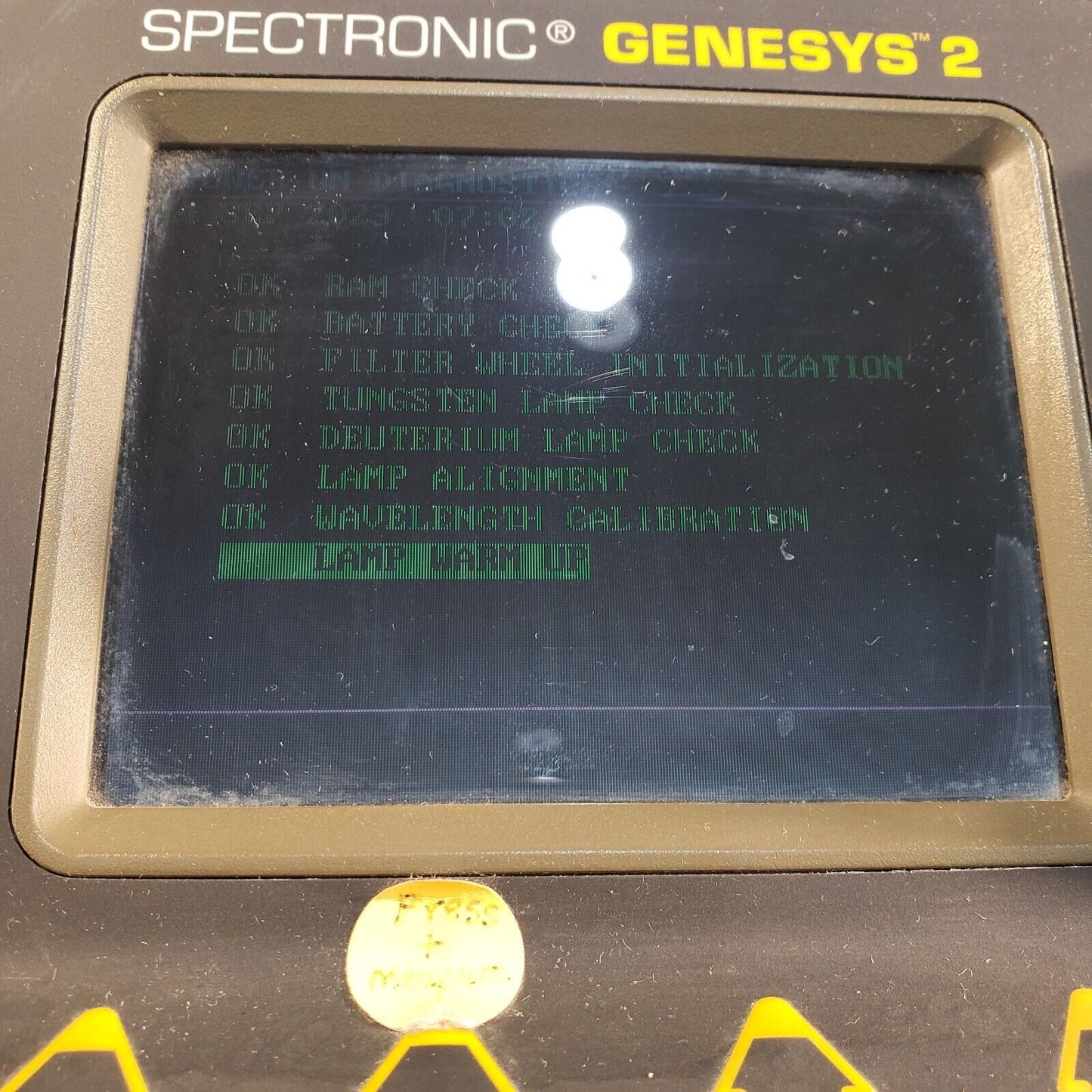 Spectronic 336002 Genesys 2 Spectrophotometer Optical Spectrometer w/ 8-Cuvette