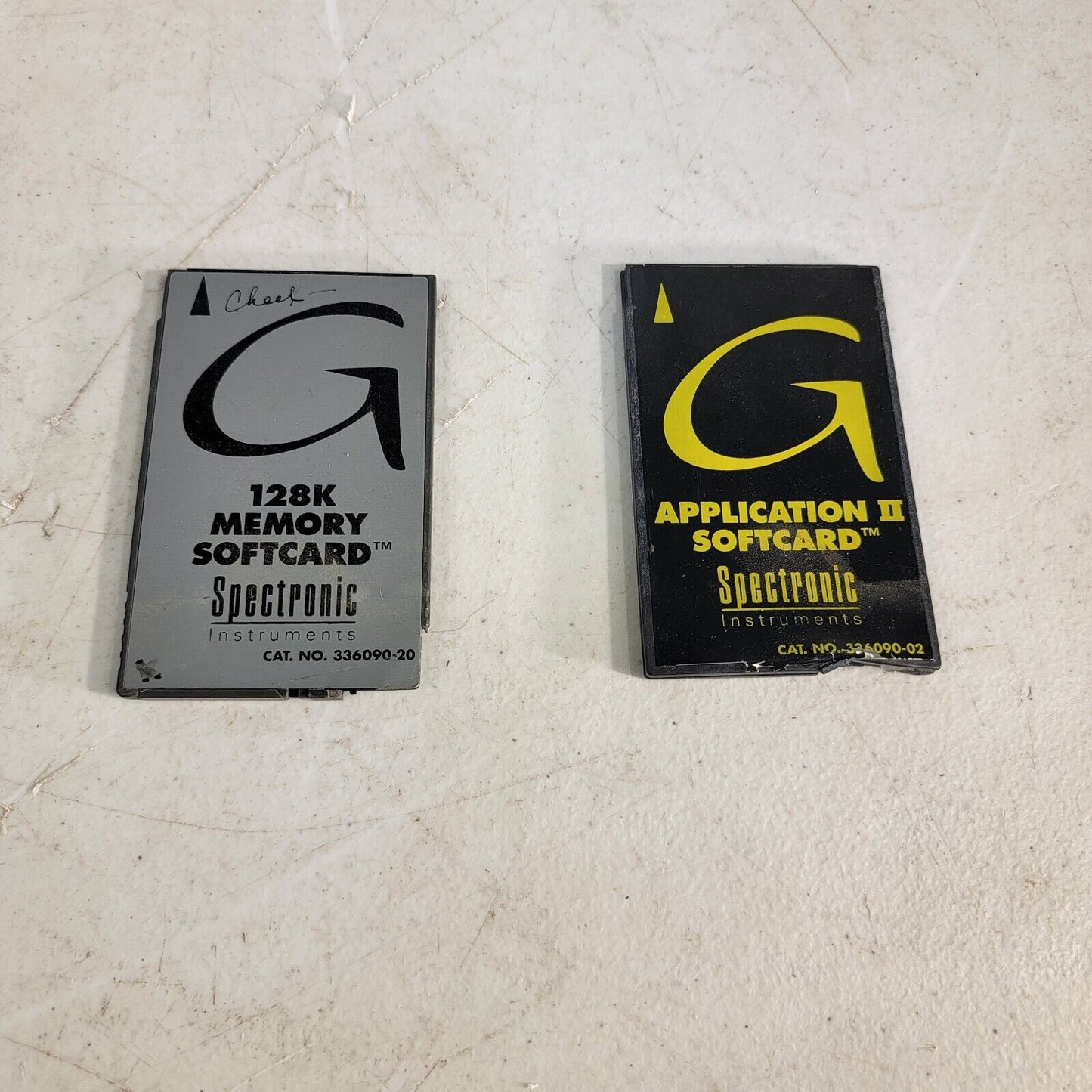Lot 2 Spectronic 128k Memory Card Application II Softcard 336090-20 02 Genesys