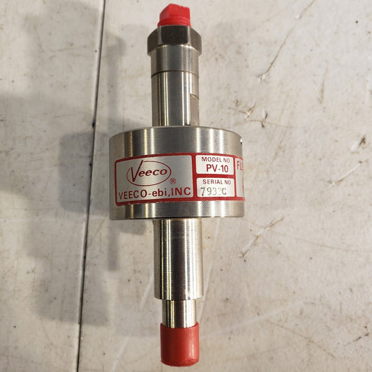 Veeco INC. PV-10 Flow Sensor Piezo High Vacuum Stainless Steel