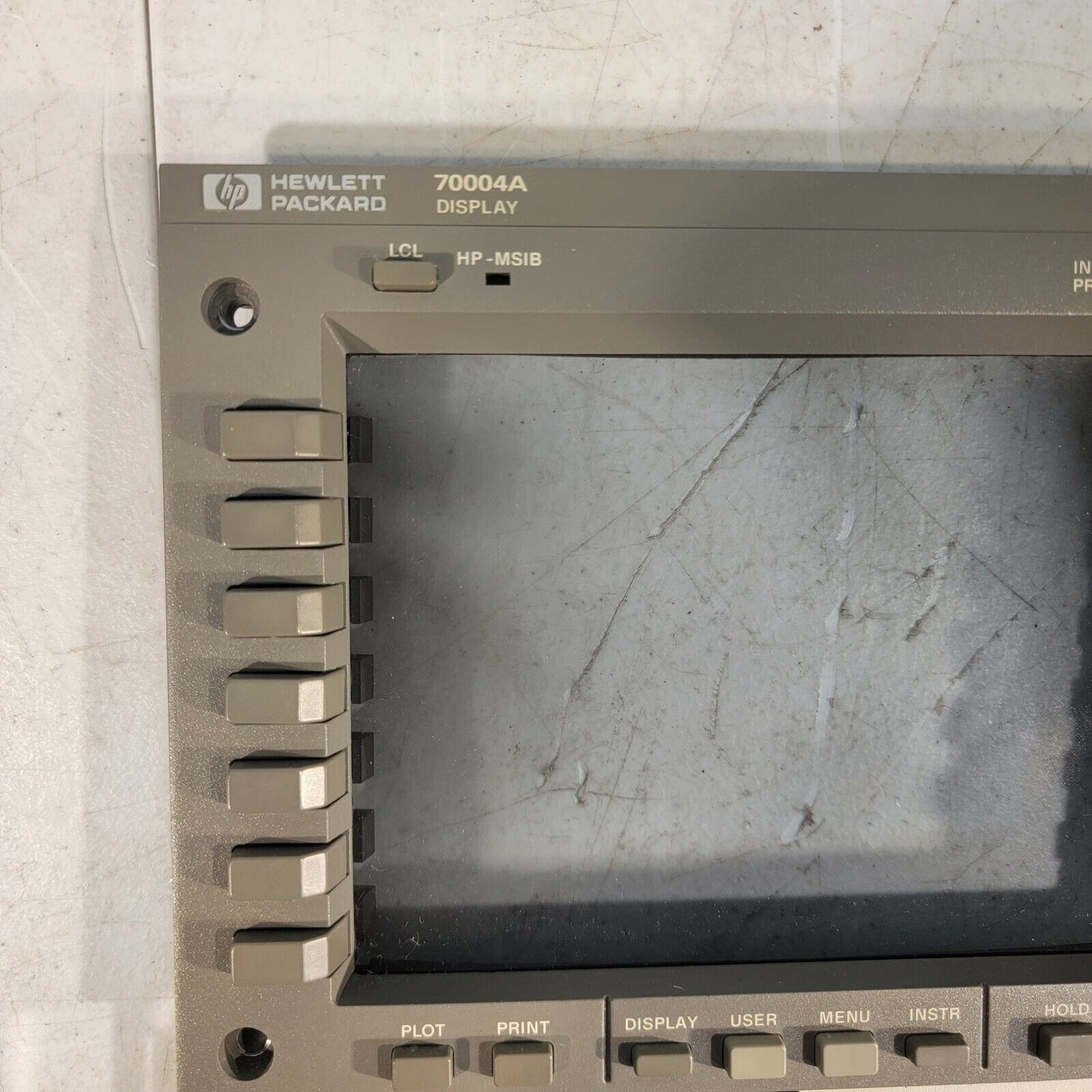 HP Hewlett Packard Agilent 70004A Display Front Control Panel