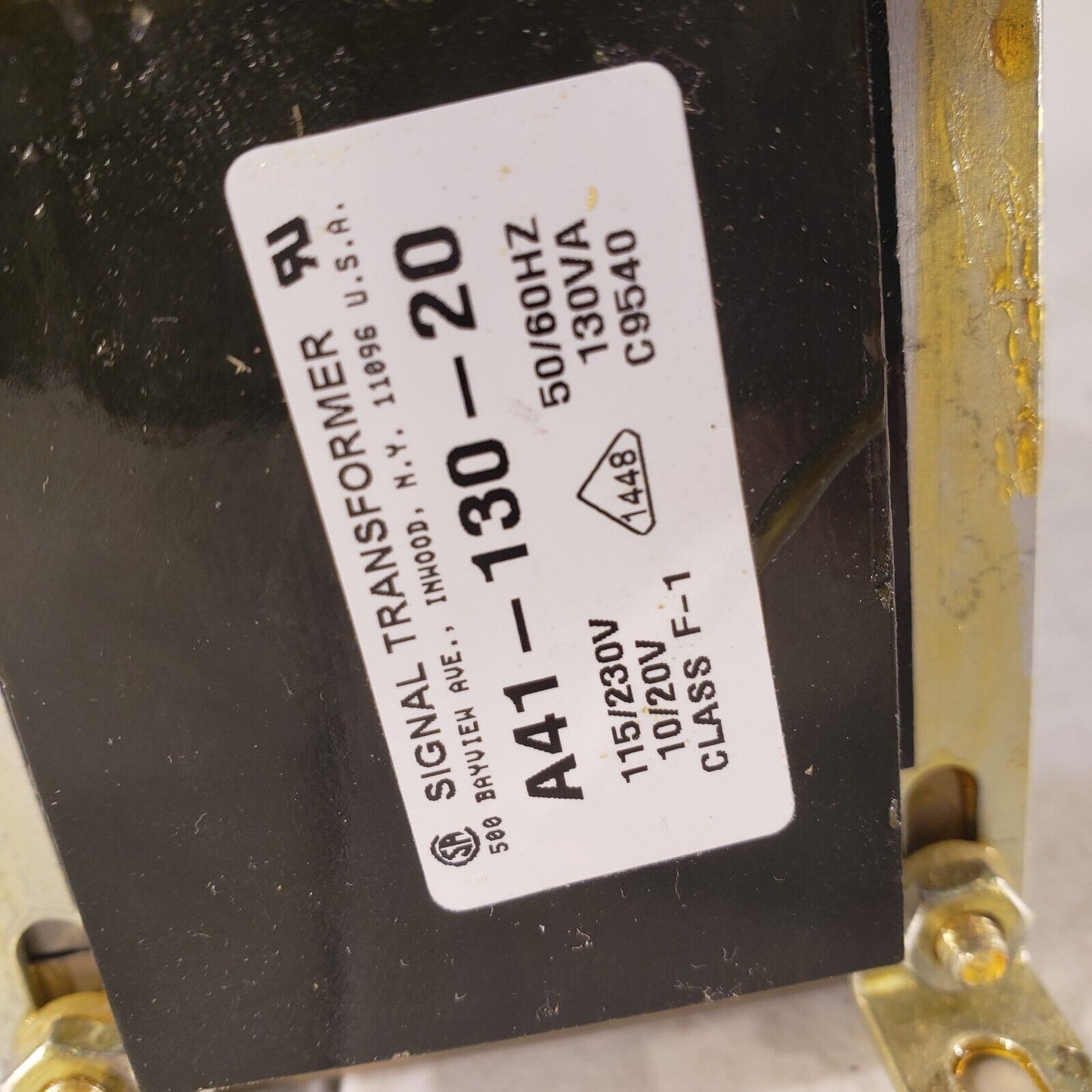 Signal Transformer A41-130-20 115-230VAC 10-20VAC 130VA