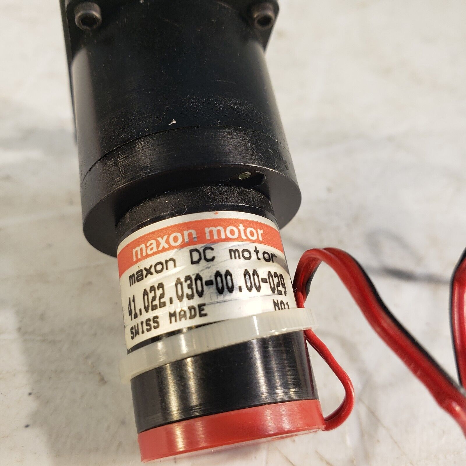 Maxon DC Motor 41.022.03000.00029 Swiss Made No1 w/ Gear & Mount