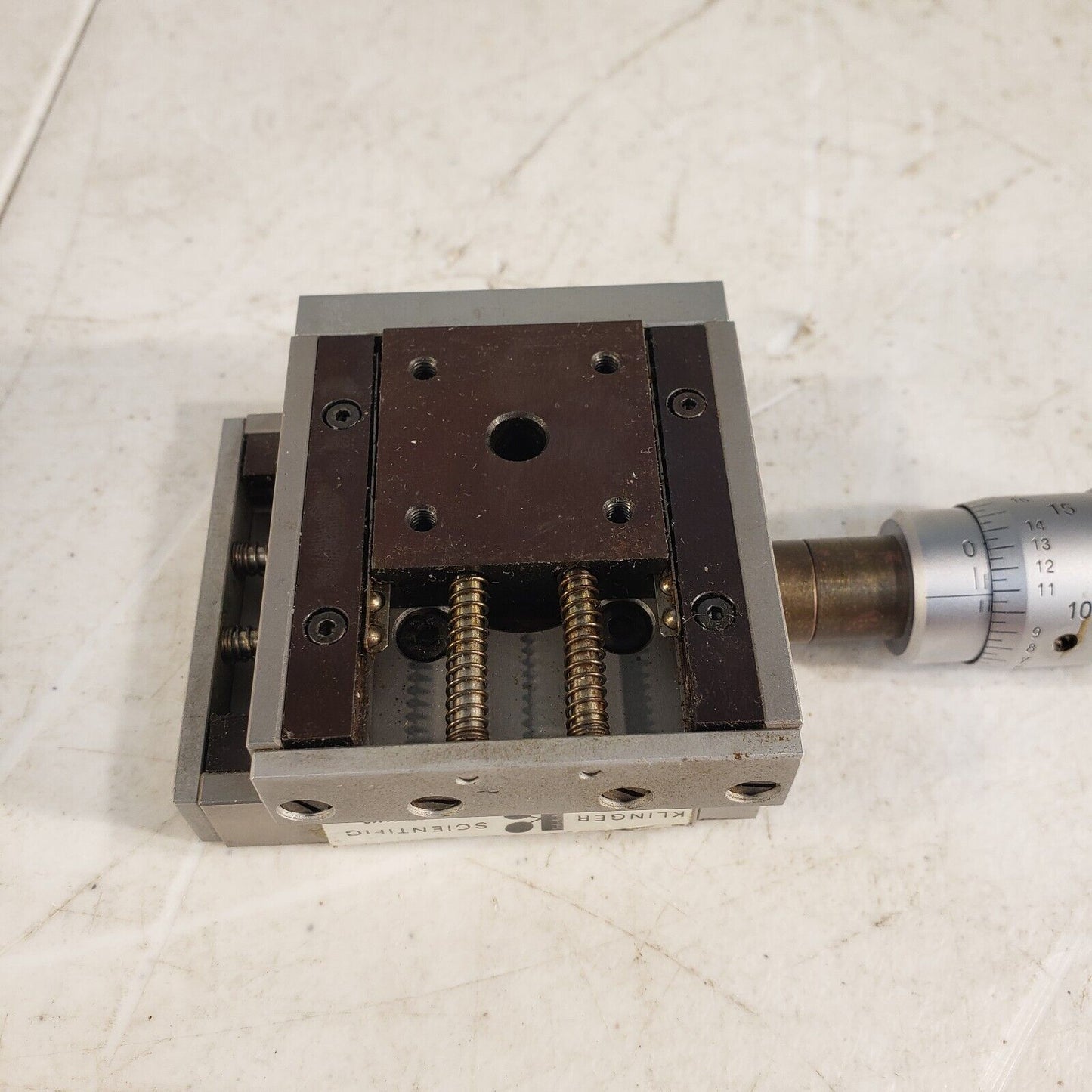 Klinger Scientific X-Y Optical Translation Stage w/ One Micrometer Adjuster