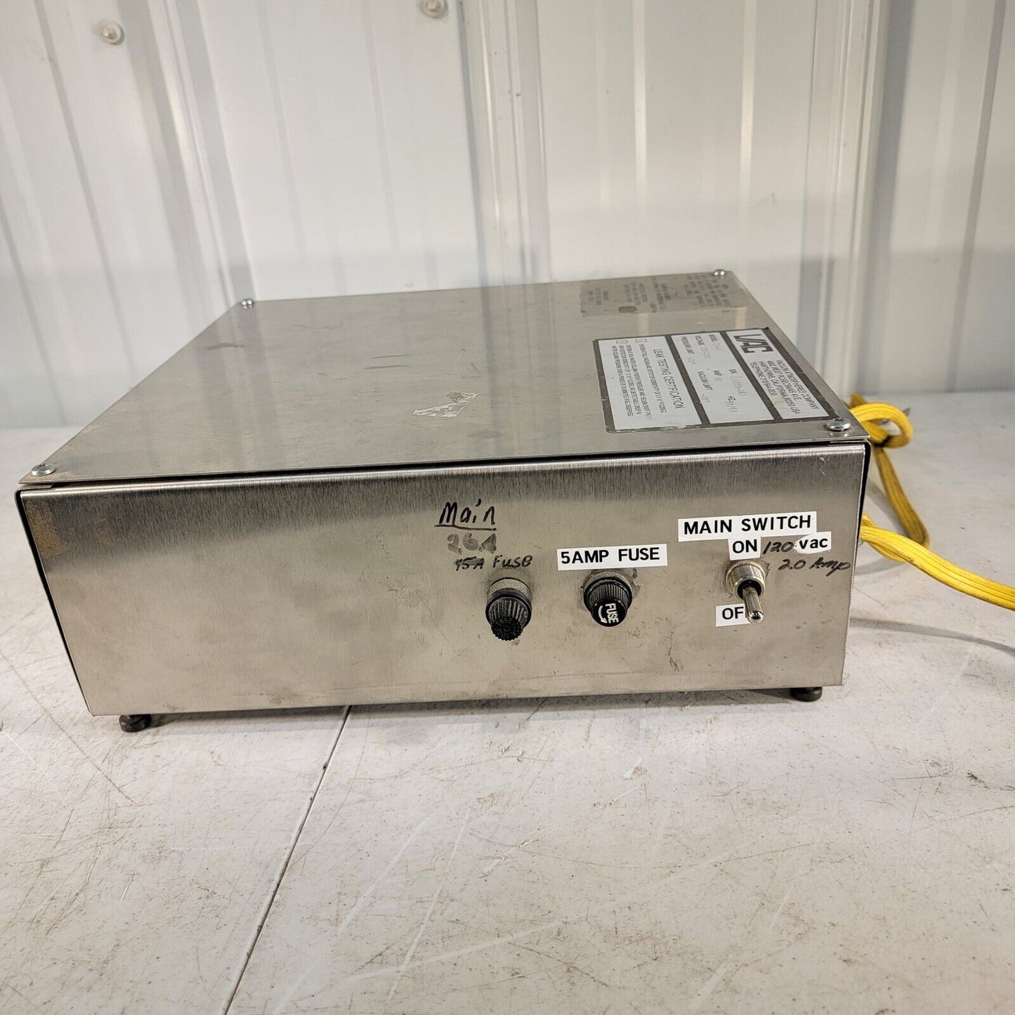 VAC Vaccum Atmospheres Autoclave Controller CS-40 Chiller Heater Computer Pump