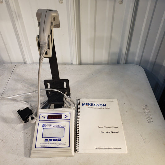 McKesson Baker Universal 2000 Scanner And Operating Manual SCALE NOT INCLUDED
