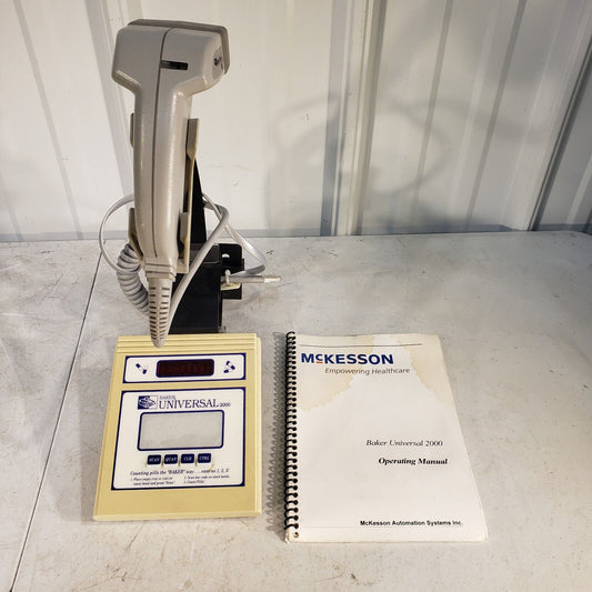 McKesson Baker Universal 2000 Scanner And Operating Manual. SCALE NOT INCLUDED