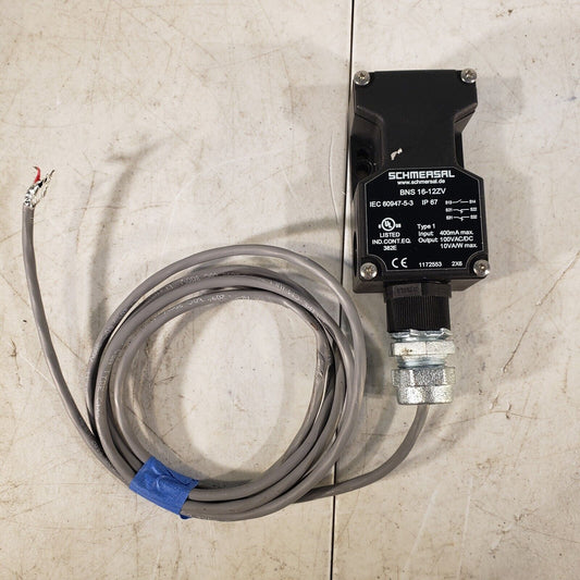 Schmersal BNS16-12ZV Safety Proximity Switch 400mA 10W 100VAC/DC NWB