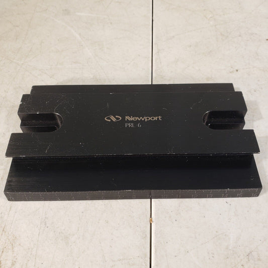 Newport PRL-6 Precision Optical Rail 16cm Length x 10cm Width Aluminum