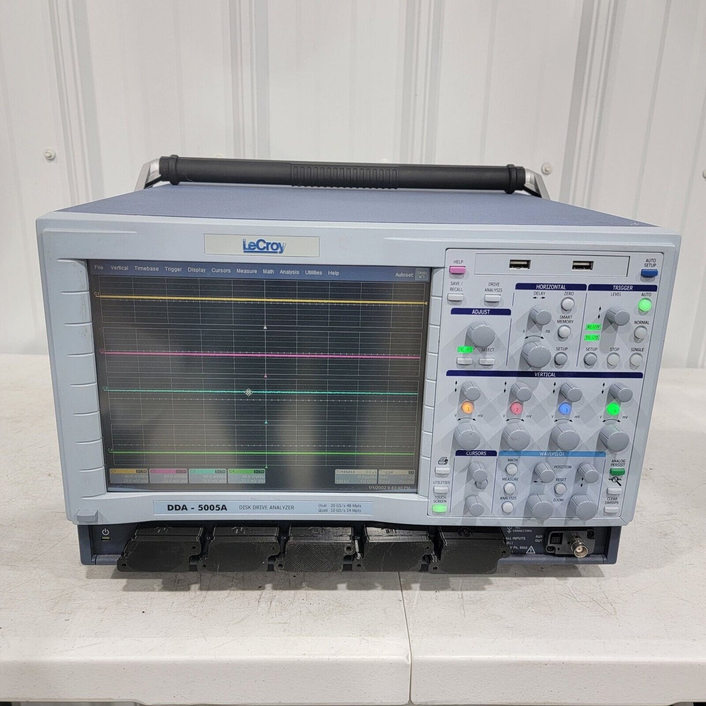 LeCroy DDA-5005A XL 5GHz 20GS/s 4-Ch. Disk Drive Analyzer Xstream Oscilloscope