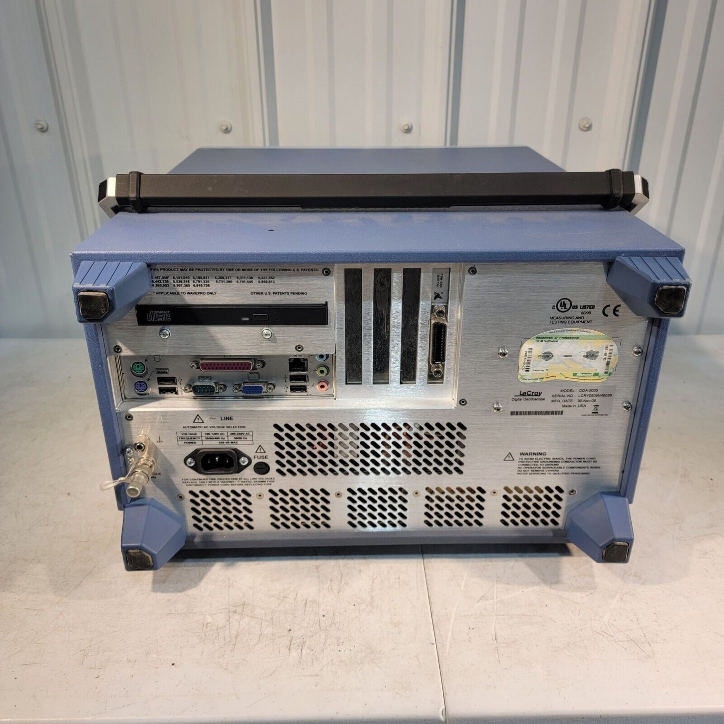 LeCroy DDA-5005A XL 5GHz 20GS/s 4-Ch. Disk Drive Analyzer Xstream Oscilloscope