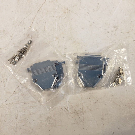 *Pack Of 2* 25 Pin D-Sub Hood Metal For 25 Pin Connectors