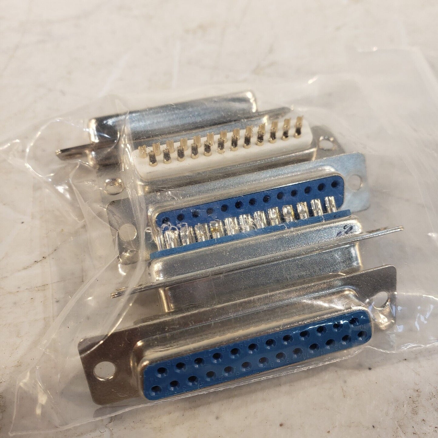 *Pack Of 4 Male And 5 Female* 25 Pin D-Sub Connectors DB-25 DB25