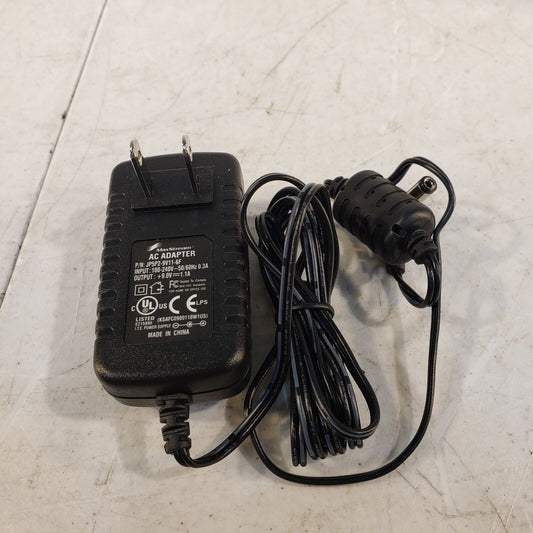 Max Stream JP5P2-9V11-6F AC Adapter 9VDC, 1.1A Output, Barrel Connector