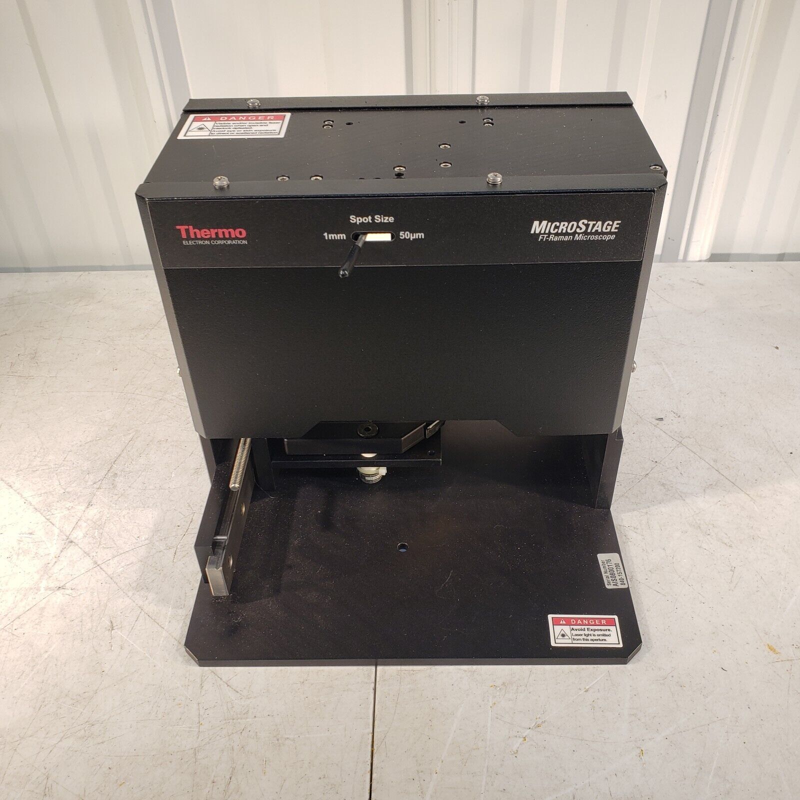 Thermo Electron MicroStage FT-Raman Microplate Microscope Spot Size 1m ...