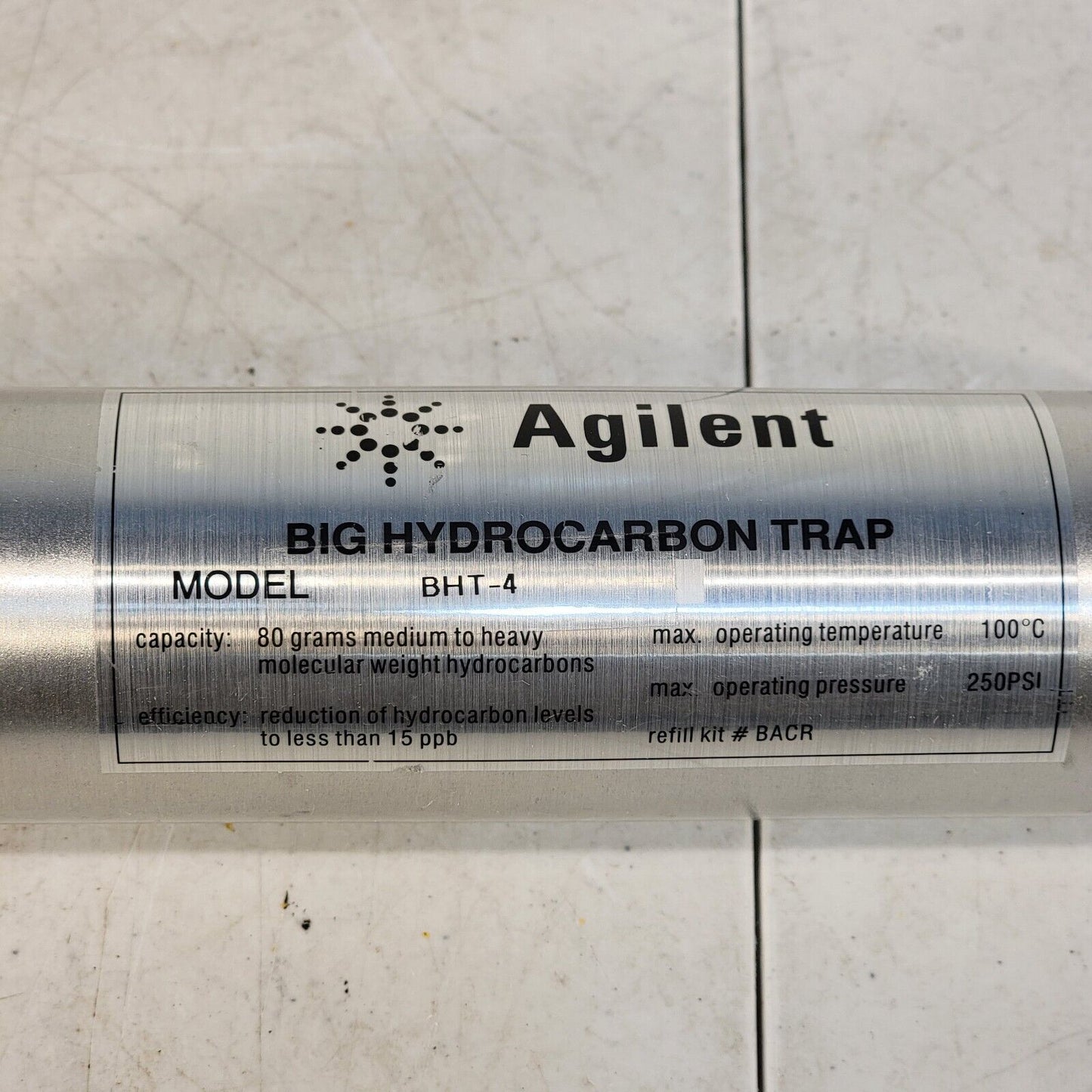 Agilent BHT-4 Big HydroCarbon Trap Filter