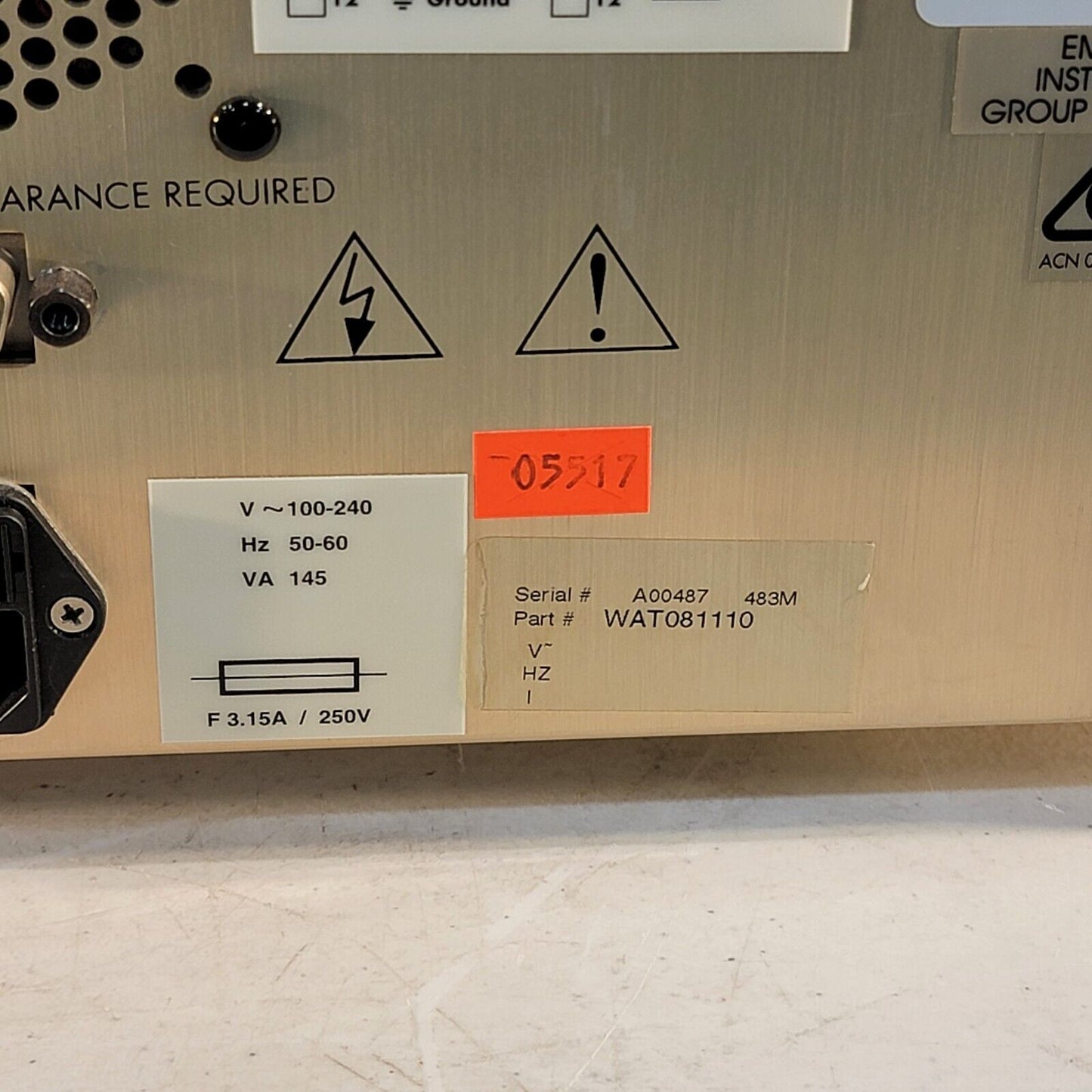 Waters 2487 Dual λ Wavelength Absorbance Detector *READ* 487