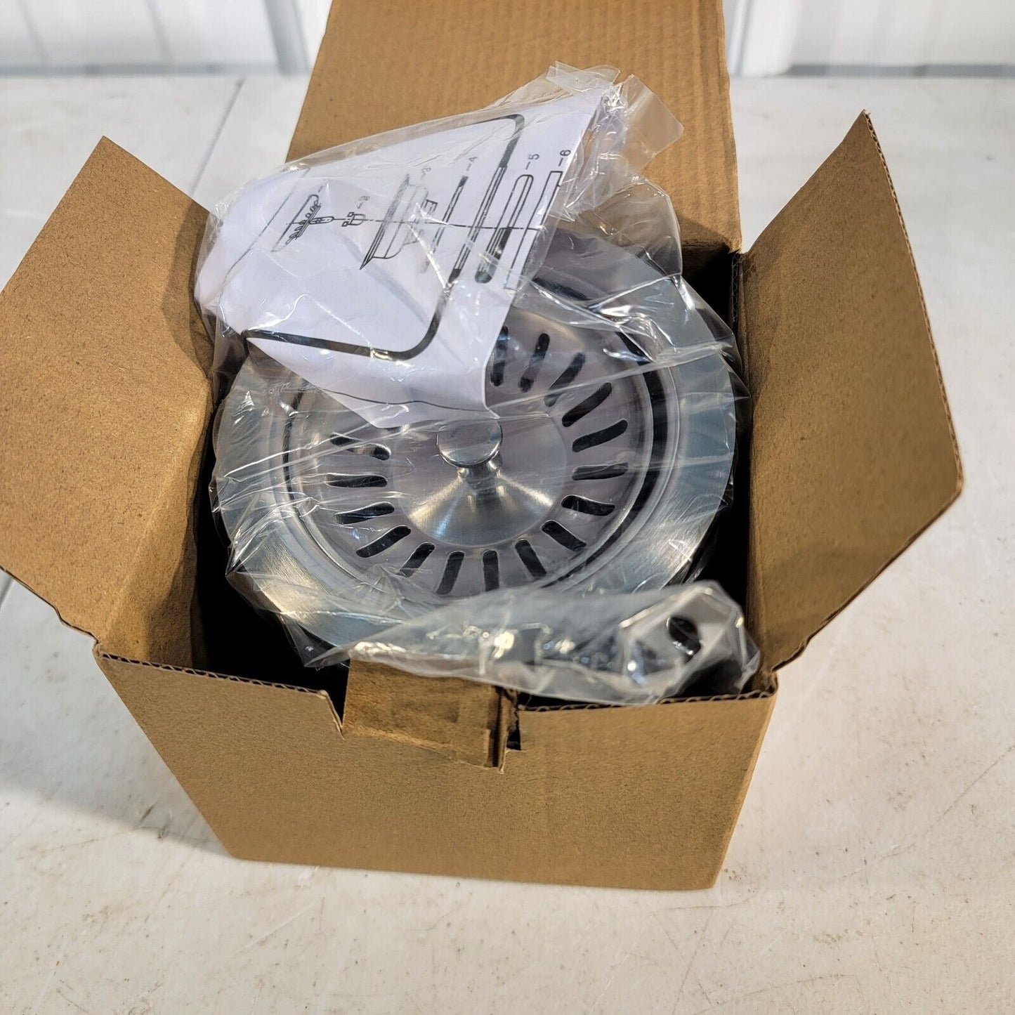 Karran Sink Basket Strainer Stainless Steel L-1 Decorative Sink Accessories