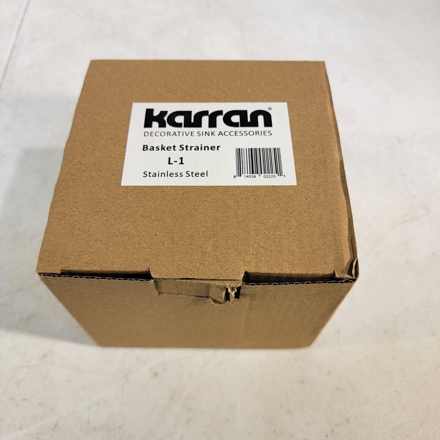 Karran Sink Basket Strainer Stainless Steel L-1 Decorative Sink Accessories