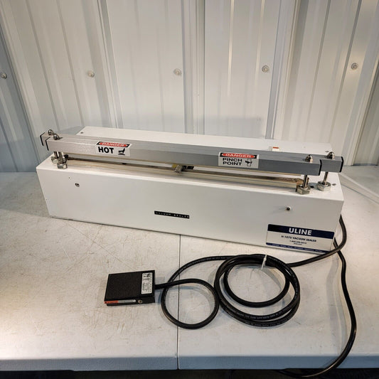 ULINE H-1075 120V 10A Vacuum 20" Bag Sealer - Tested Works
